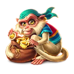 Pirates Plenty Megaways Wild Monkey Symbol